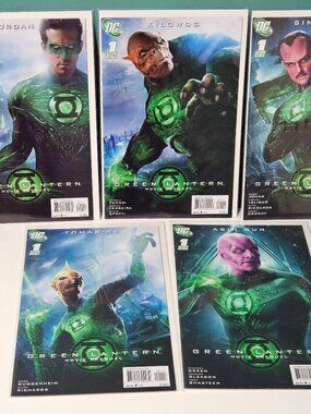 Green Lantern Movie Prequel One-Shots (DC Comics, 2011) Full Set Photo Cover C42